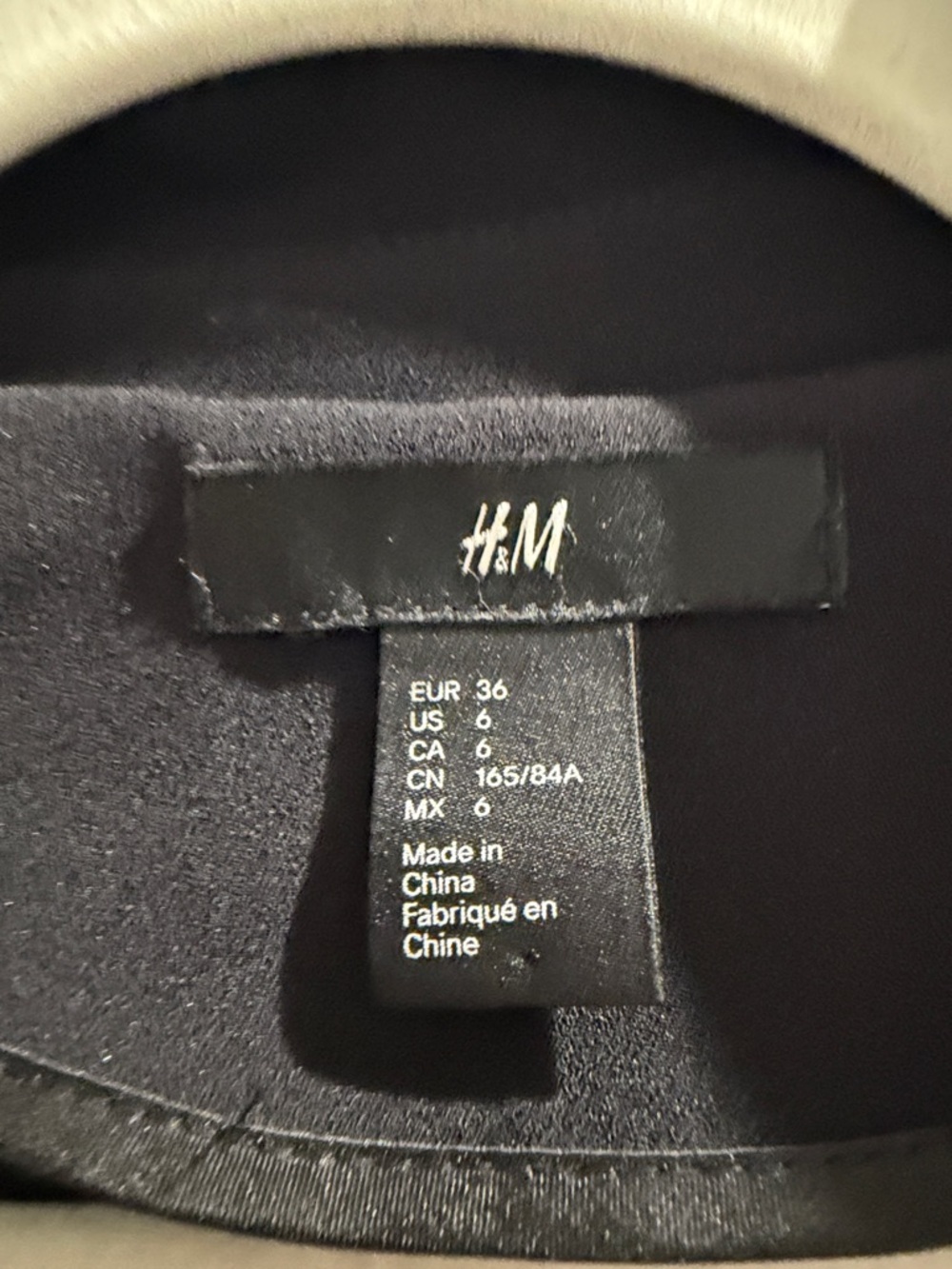 H&M Black Women's trench coat with Branded Tag